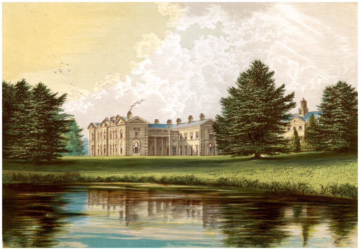 Compton Verney, Warwickshire, casa di Lord Willoughby de Broke, c1880 da Unbekannt