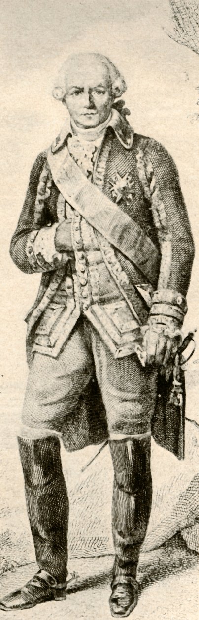 Conte di Rochambeau, che mostra l