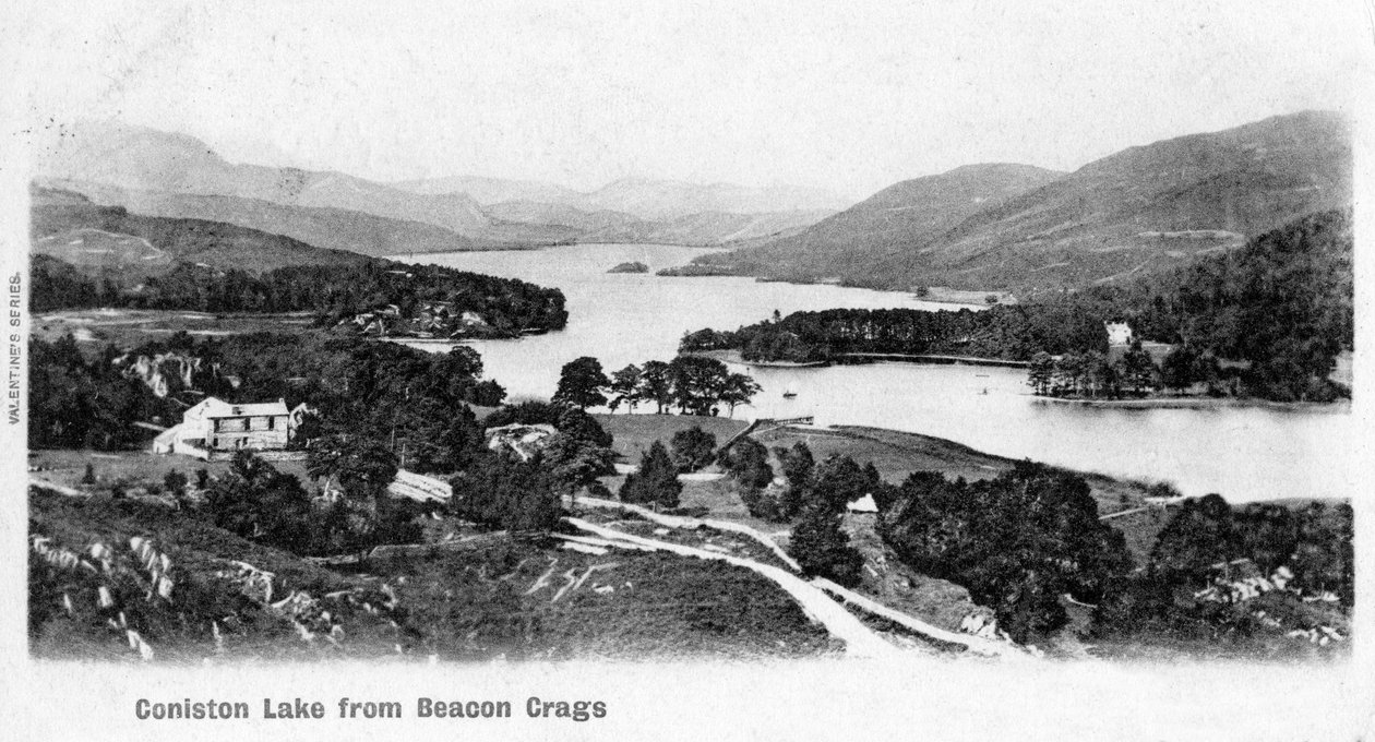 Lago di Coniston, Lake District, Cumbria, 1902 da Unbekannt