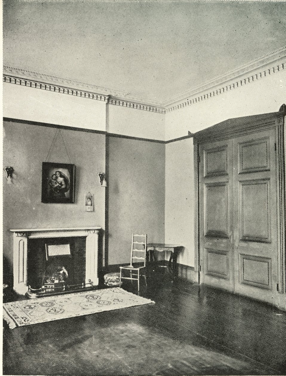 Interni a contrasto: Regency - Mecklenburgh Square, Bloomsbury, 1938 da Unbekannt