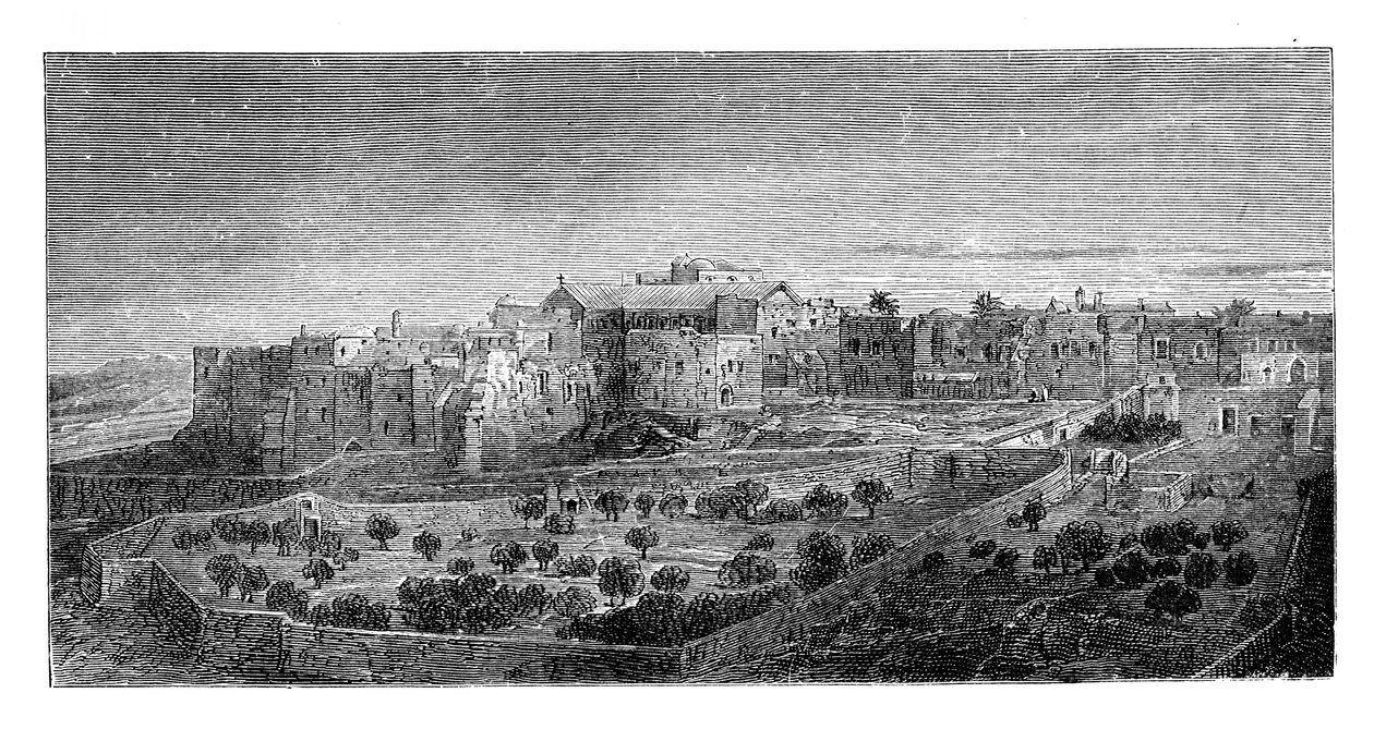 Convento della Natività, Betlemme, c1888 da Unbekannt