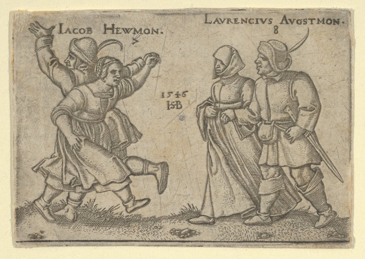 Copia di luglio e agosto, da La festa dei contadini o i dodici mesi, dopo il 1547 da Unbekannt