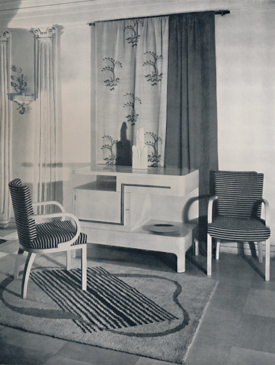 Angolo di una stanza progettata da Hayes Marshall per Fortnum & Mason Ltd., Londra, 1936 da Unbekannt