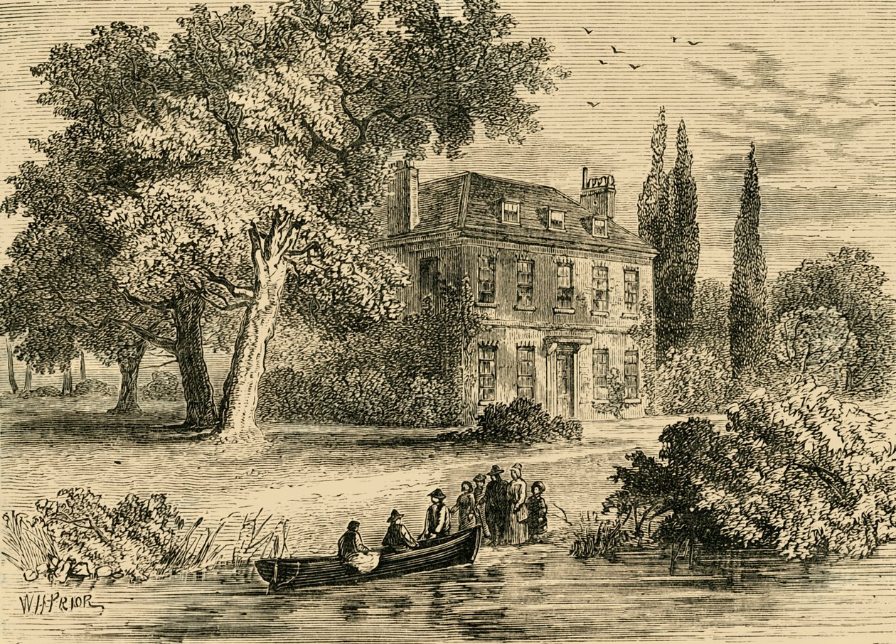 Corney House, nel 1760, c1878 da Unbekannt