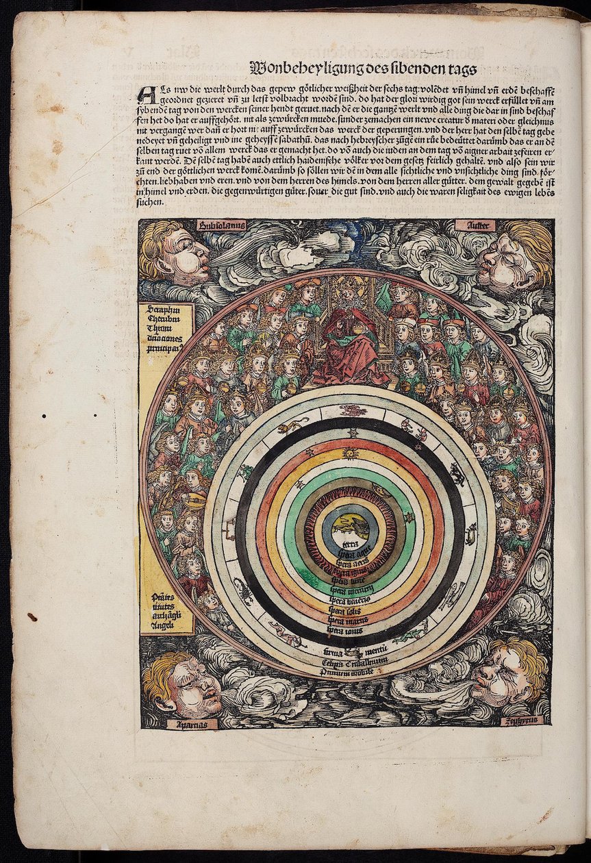 Cosmo dal Cronaca del Mondo di Schedel, 1493 da Unbekannt
