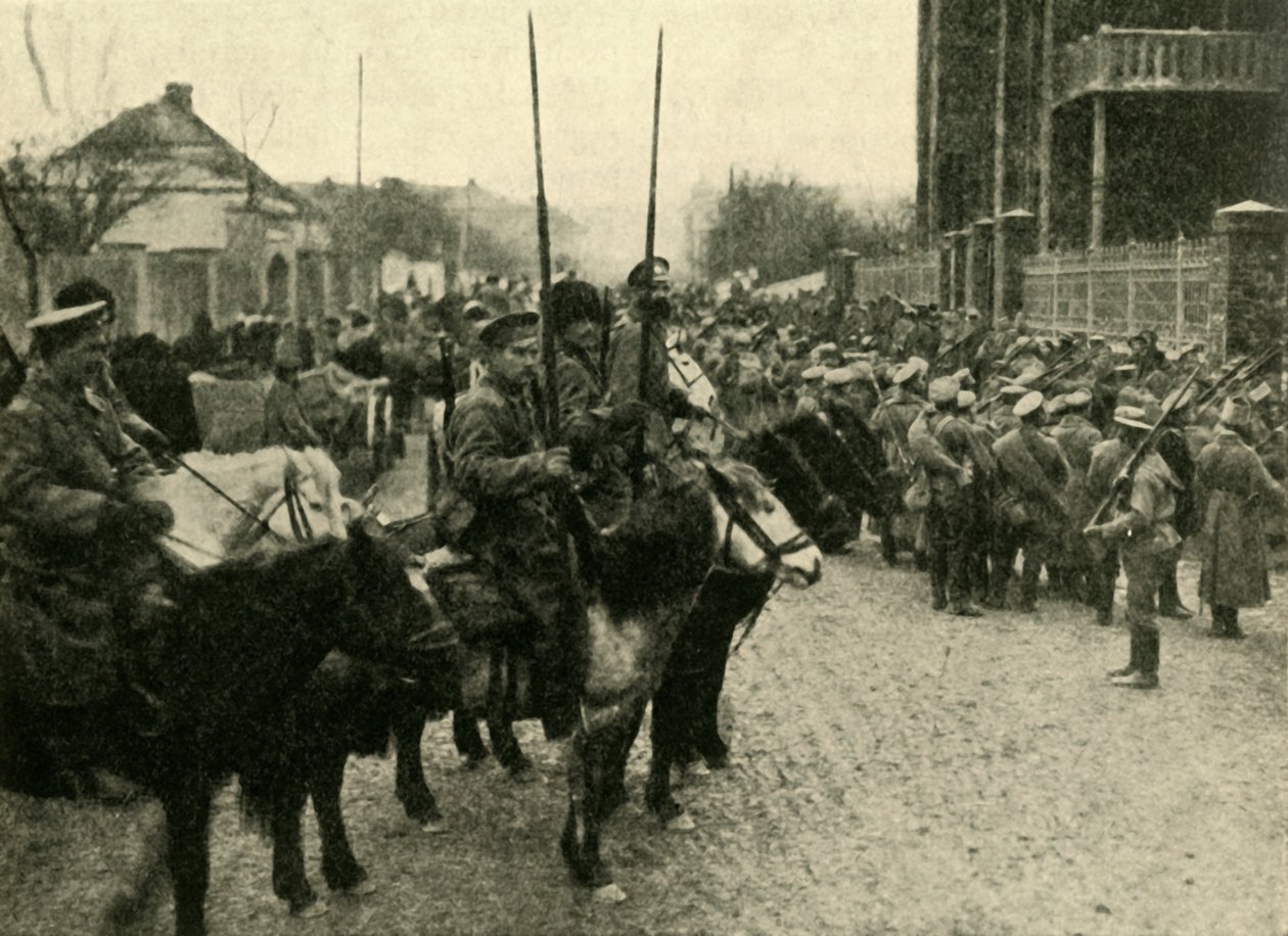 Soldati cosacchi, Prima Guerra Mondiale, 1914, c. 1920 da Unbekannt