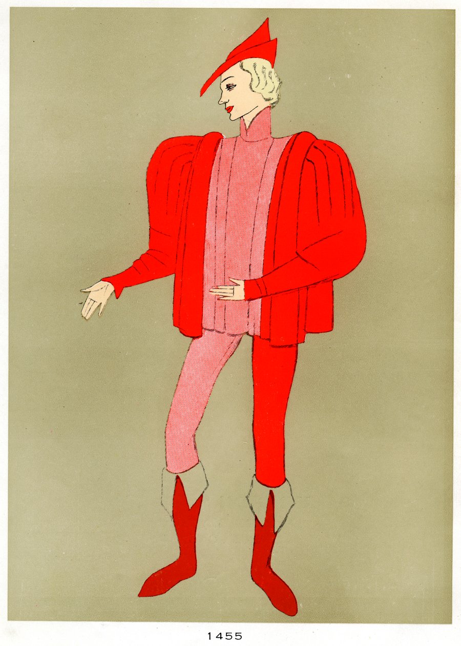 Costume del 1455, inizio-metà XX secolo da Unbekannt