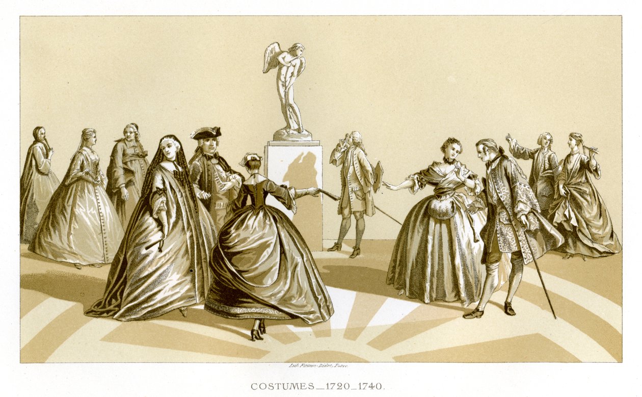 Costumi, 1720-1740 da Unbekannt
