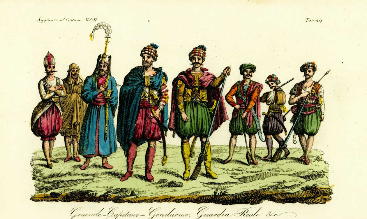 Costumi dei soldati berberi, Tunisi da Unbekannt