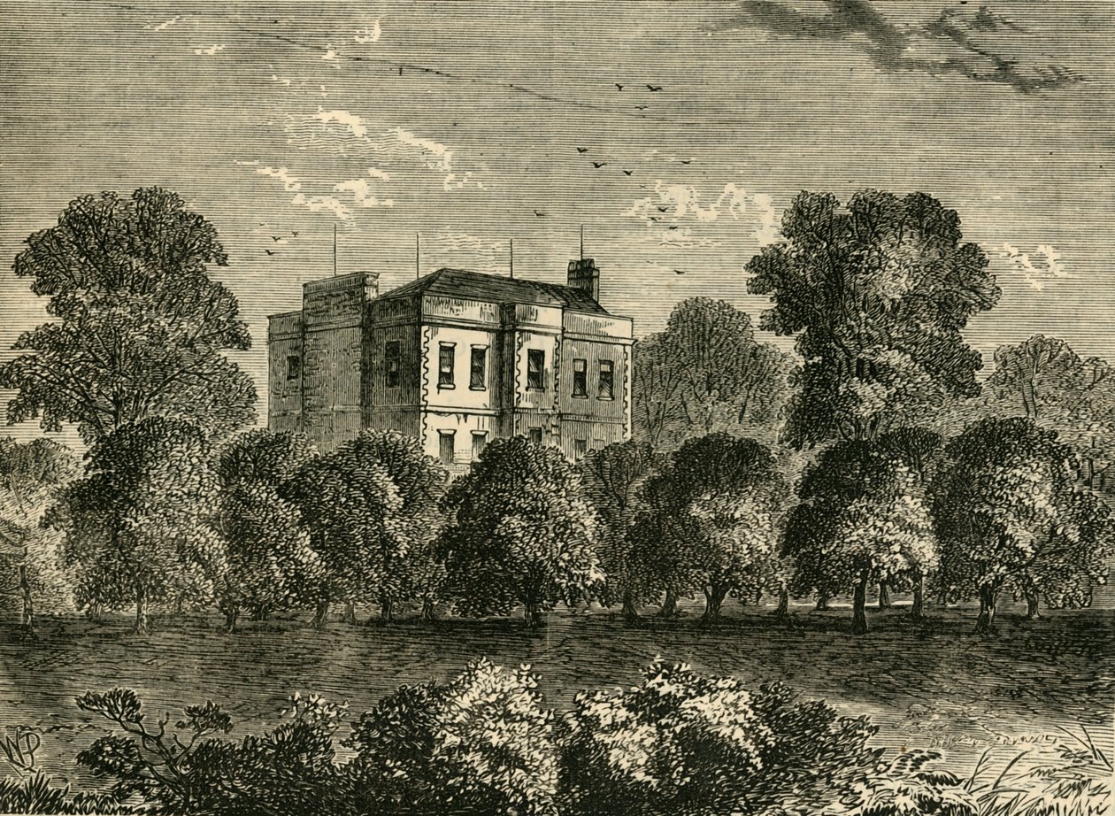 Casa del consigliere Agar, Somers Town, nel 1830, c. 1876 da Unbekannt
