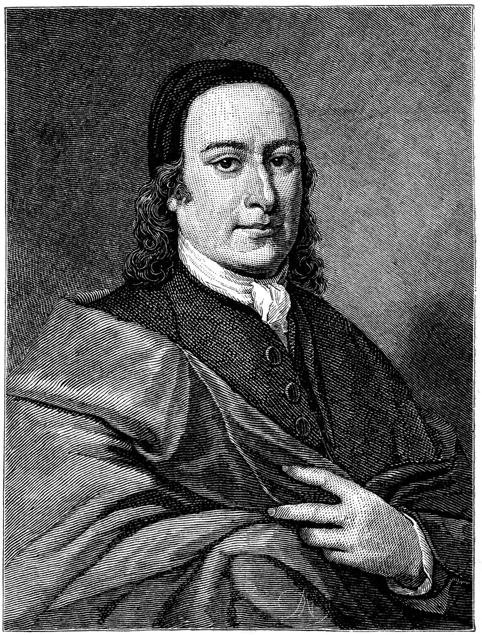 Conte Nicolaus Ludwig von Zinzendorf, teologo tedesco, 1700-1760 da Unbekannt