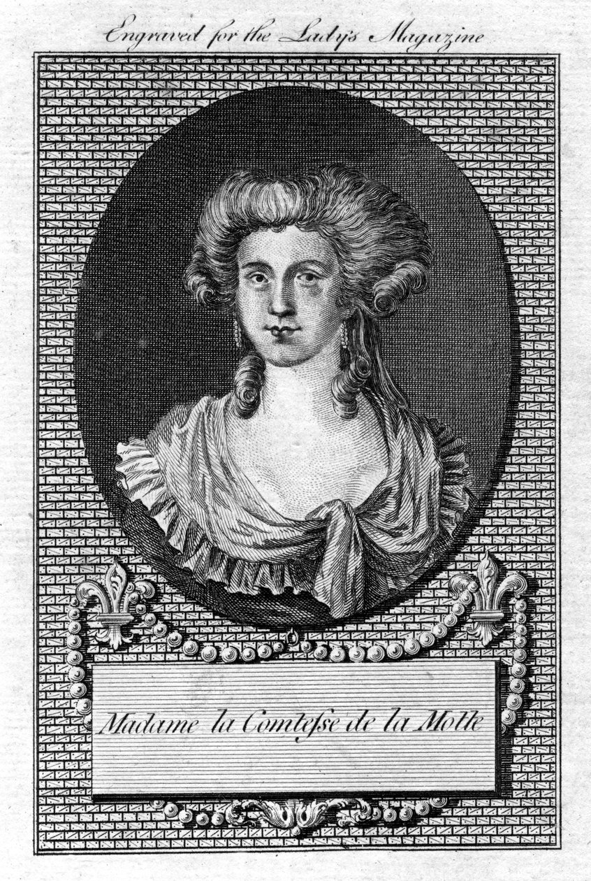 Contessa de la Motte, fine XVIII secolo da Unbekannt