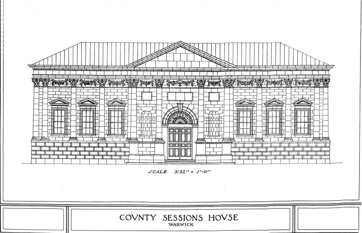 County Sessions House, Warwick, Warwickshire, 1924 da Unbekannt