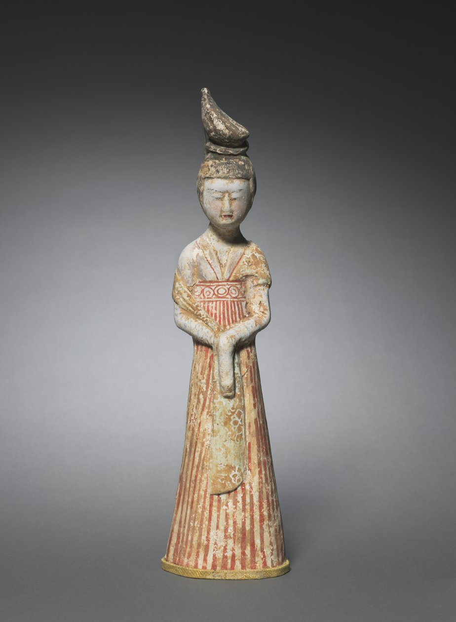Dama di corte con alto chignon, c. 700-750 da Unbekannt