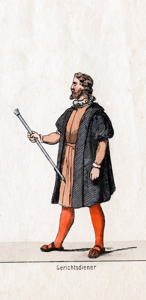 Costume di usciere di corte per l