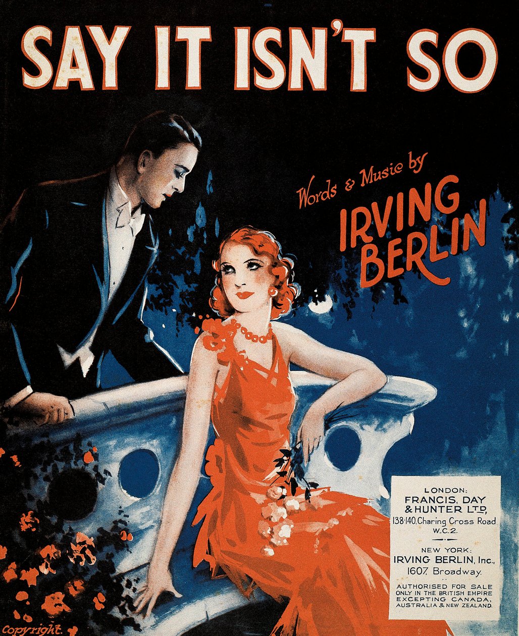 Copertina dello spartito di "Say It Isn