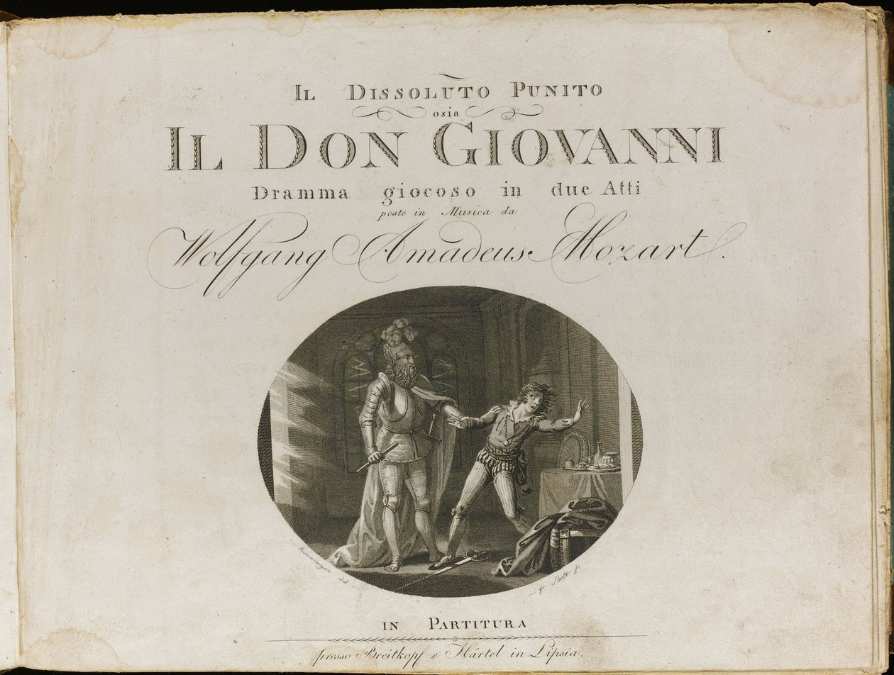 Copertina della partitura dell