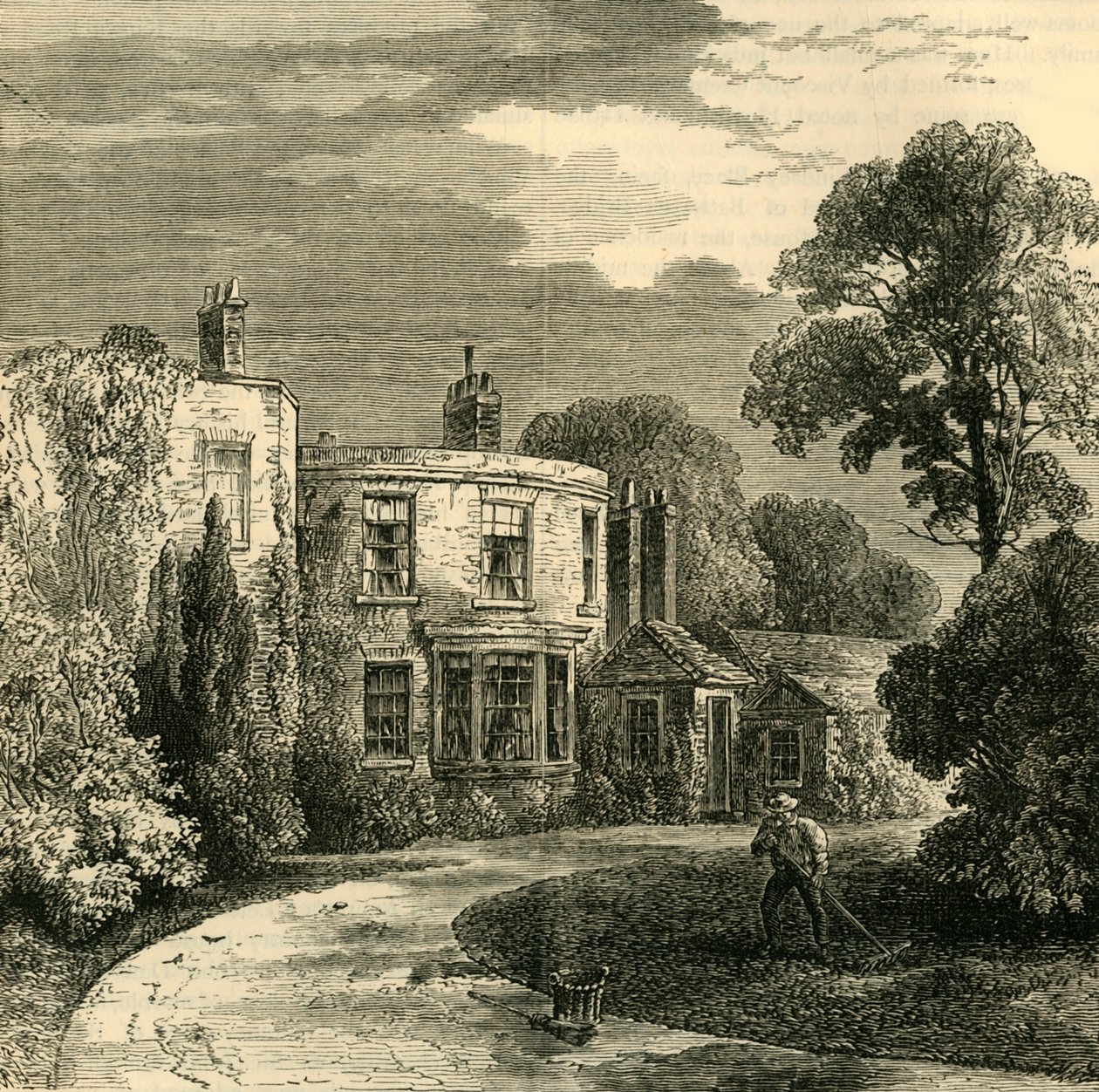 Fattoria Cremorne, 1829, c1876 da Unbekannt