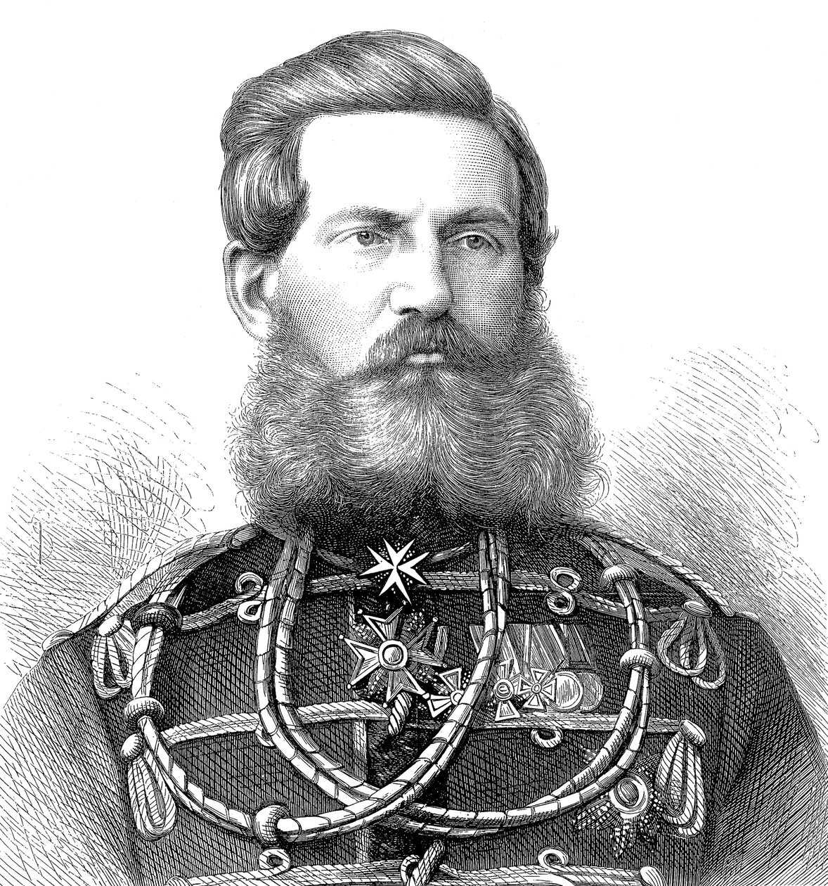 Principe ereditario Federico Guglielmo di Prussia, 1870 da Unbekannt