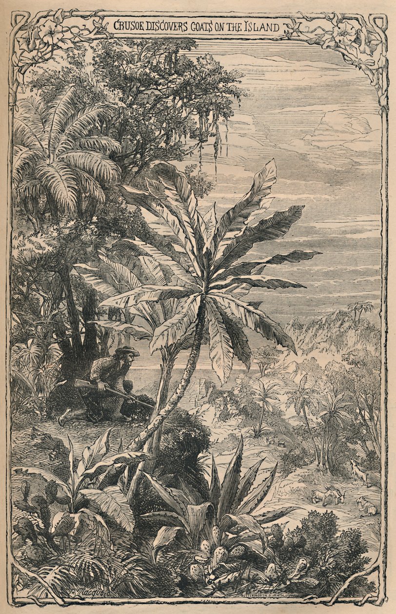 Crusoe scopre le capre sull