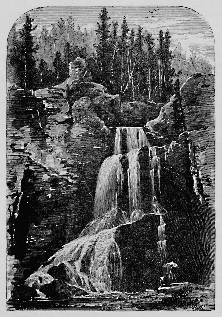 Cascate di Cristallo, 1883 da Unbekannt