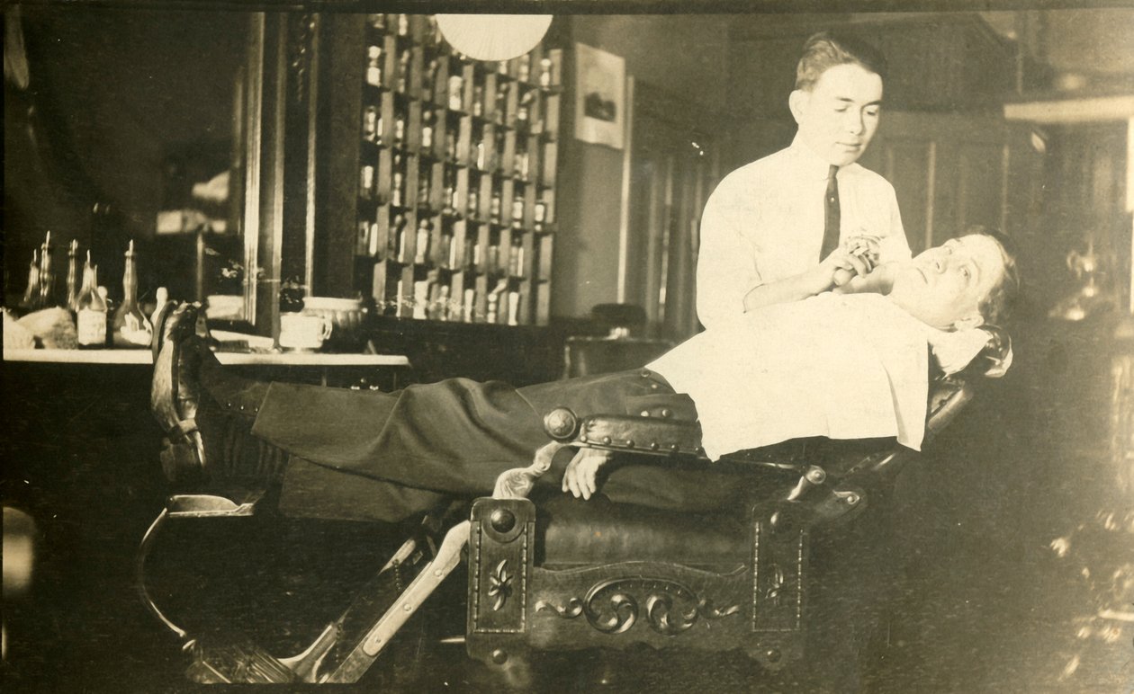 Barbiere cubano, c1930 da Unbekannt