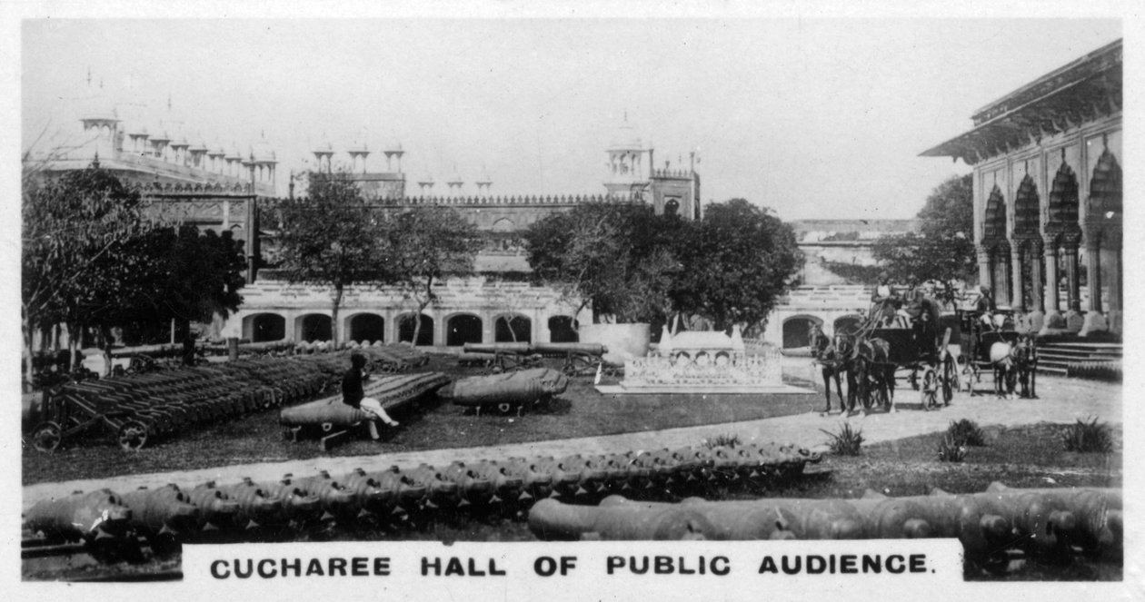 Sala di udienza pubblica di Cucharee, Agra, India da Unbekannt