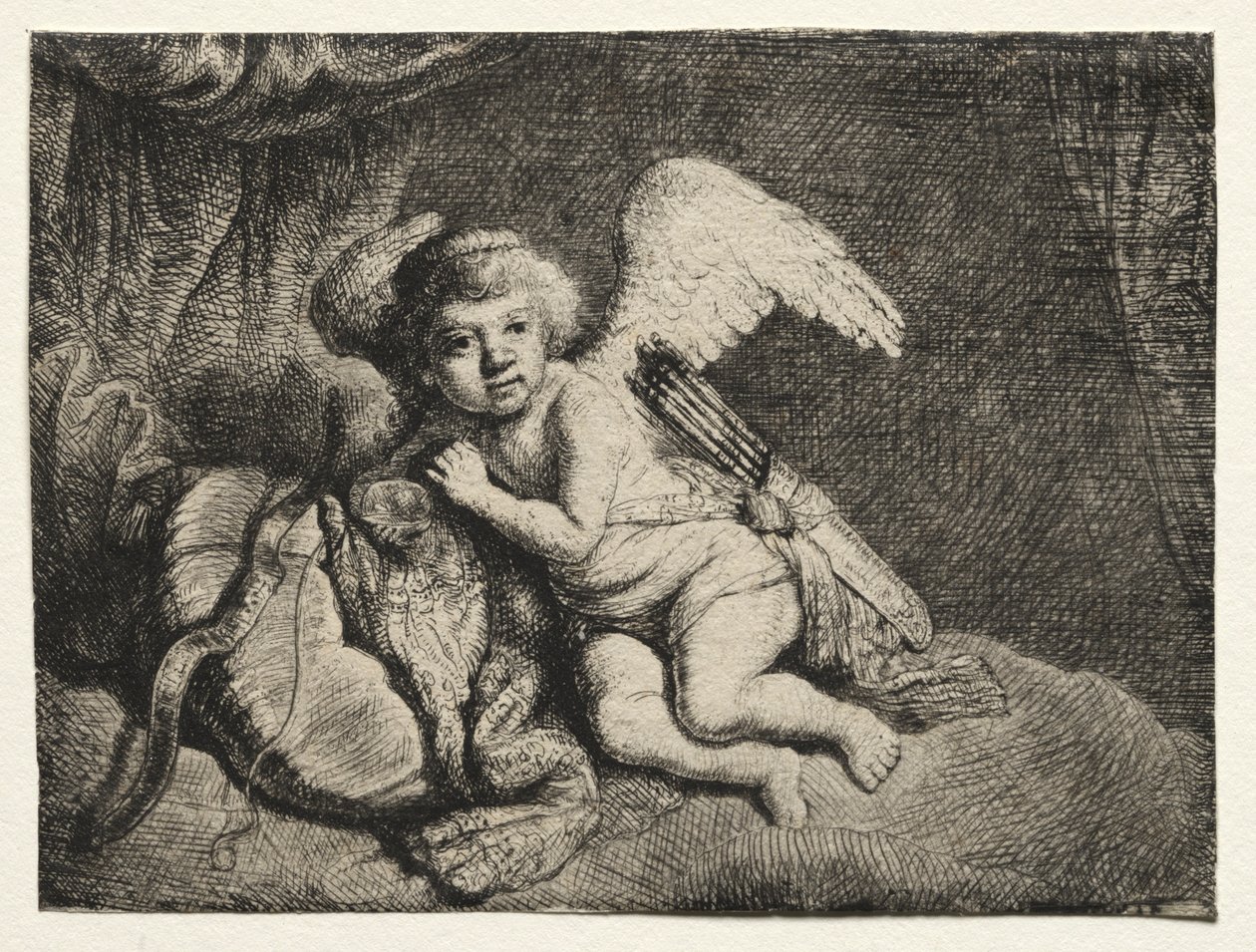 Cupido riposante, 1600s da Unbekannt