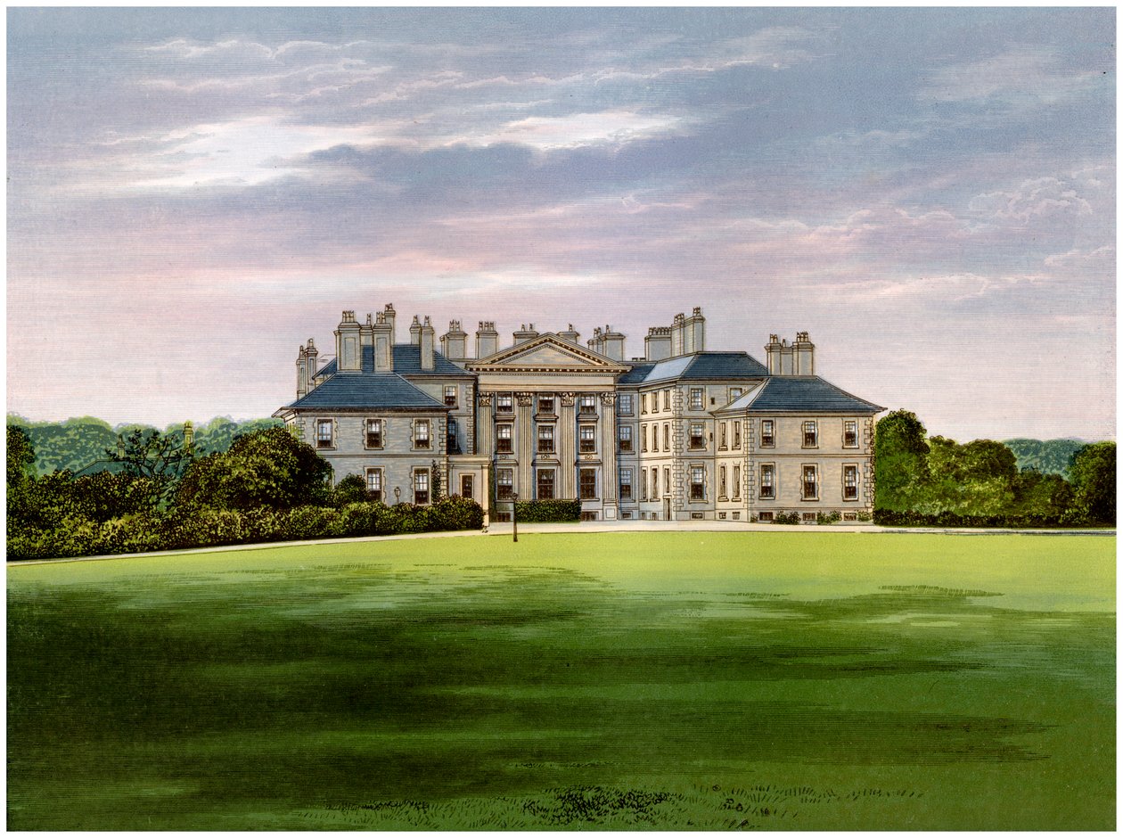Palazzo Dalkeith, Edimburgo, Scozia, casa del Duca di Buccleuch, c1880 da Unbekannt