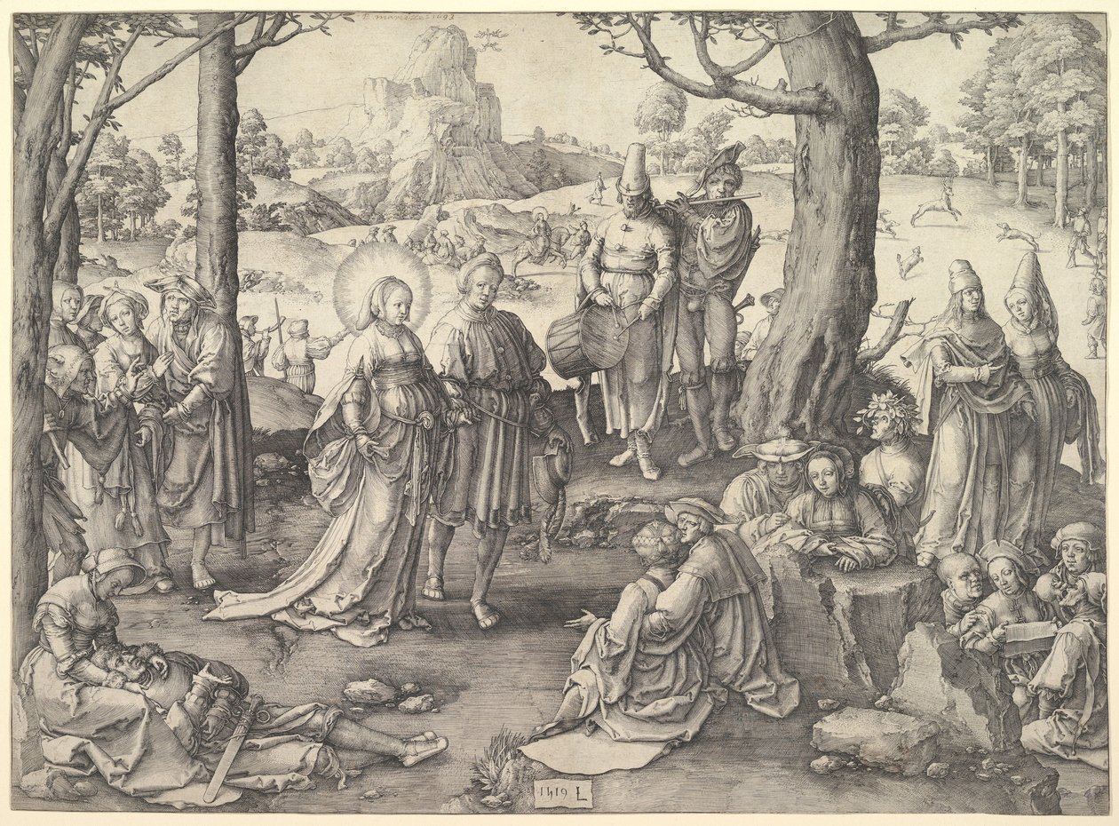 Danza di Santa Maria Maddalena, 1519 da Unbekannt