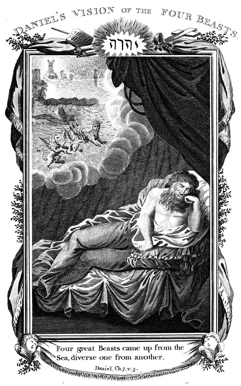 Visione di Daniele delle bestie, 1804 da Unbekannt