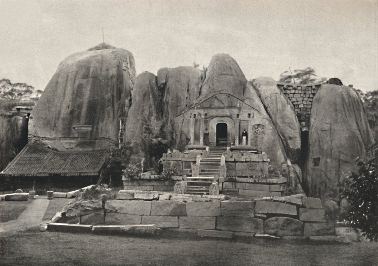 Das Issurumuniya - Felse - Vihara costruito dal Re Devanampiya Tissa nel III secolo a.C., 1926 da Unbekannt