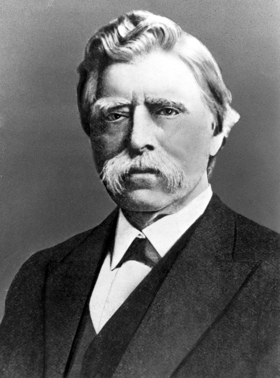 David Edward Hughes, elettricista e inventore inglese, c. 1880 da Unbekannt