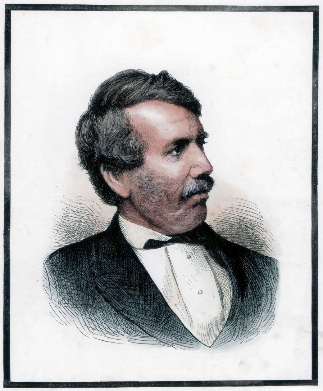 David Livingstone, missionario scozzese ed esploratore africano, 1874 da Unbekannt