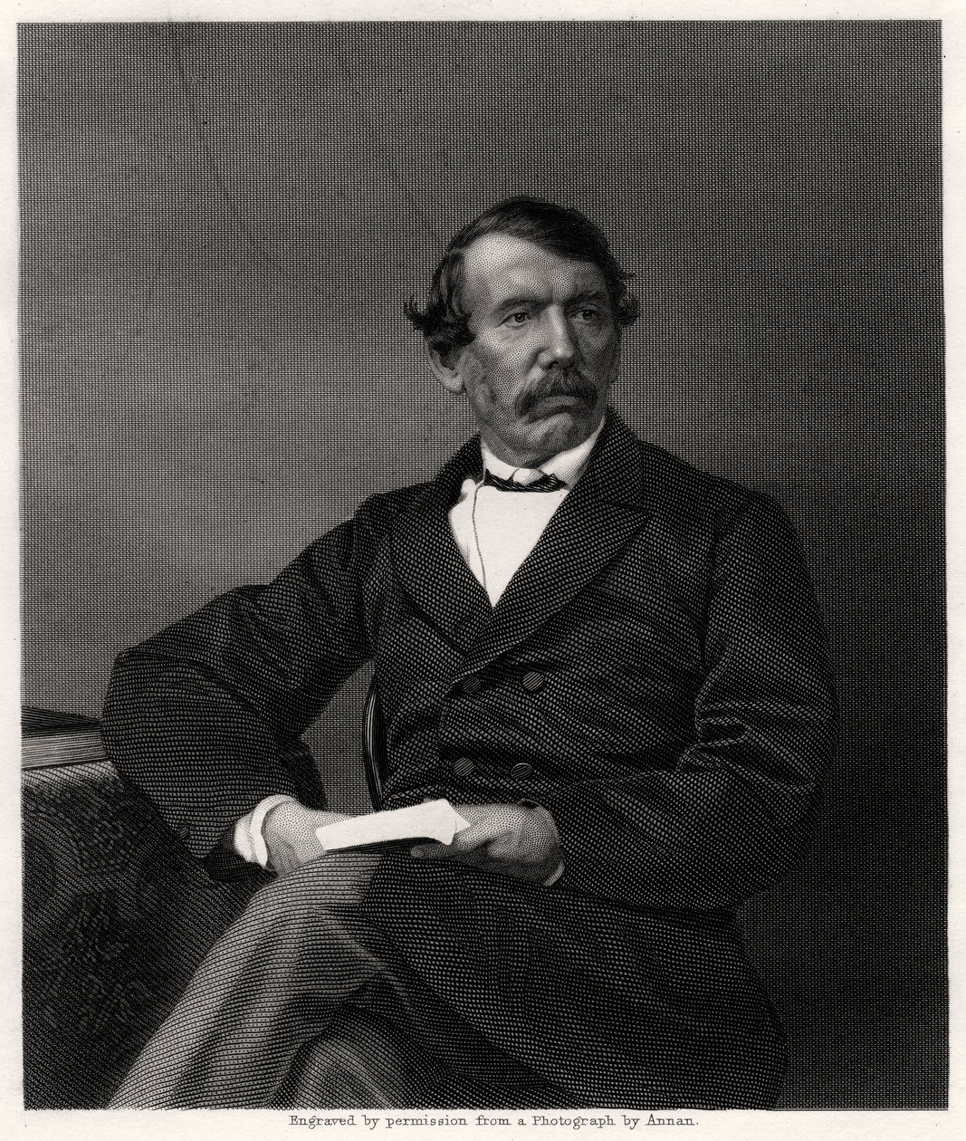 David Livingstone, missionario scozzese ed esploratore africano, XIX secolo da Unbekannt