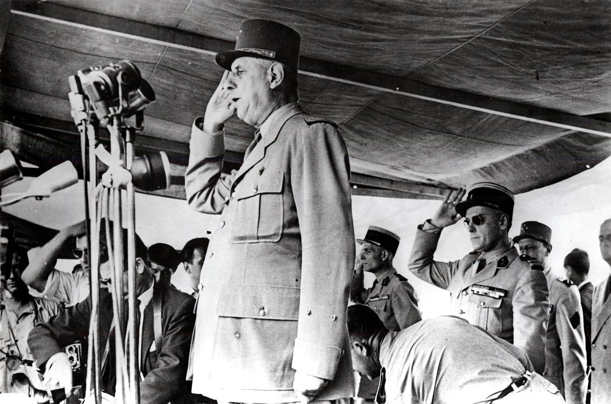 De Gaulle in Algeria, maggio 1958 da Unbekannt