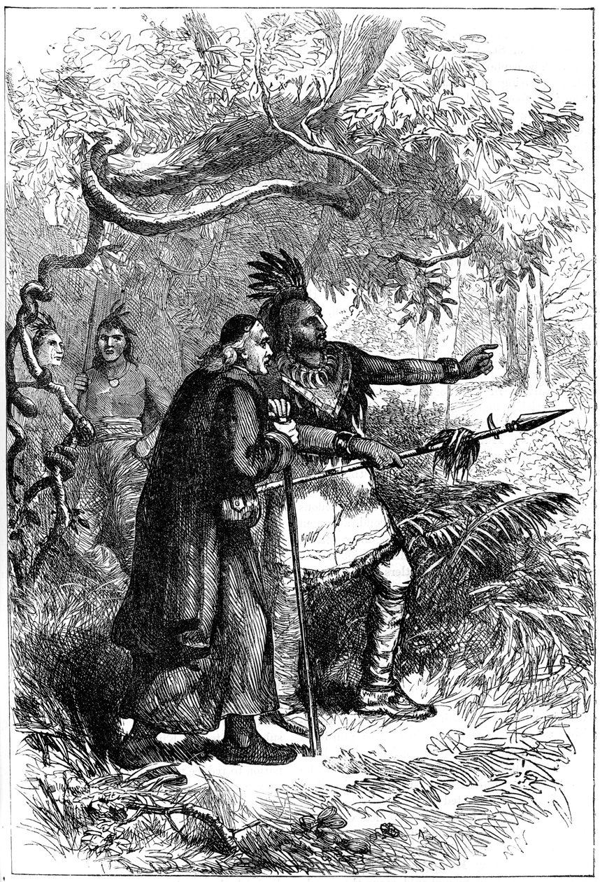 De Lamberville mandato via dagli Onondaga, fine XVII o inizio XVIII secolo c1880 da Unbekannt