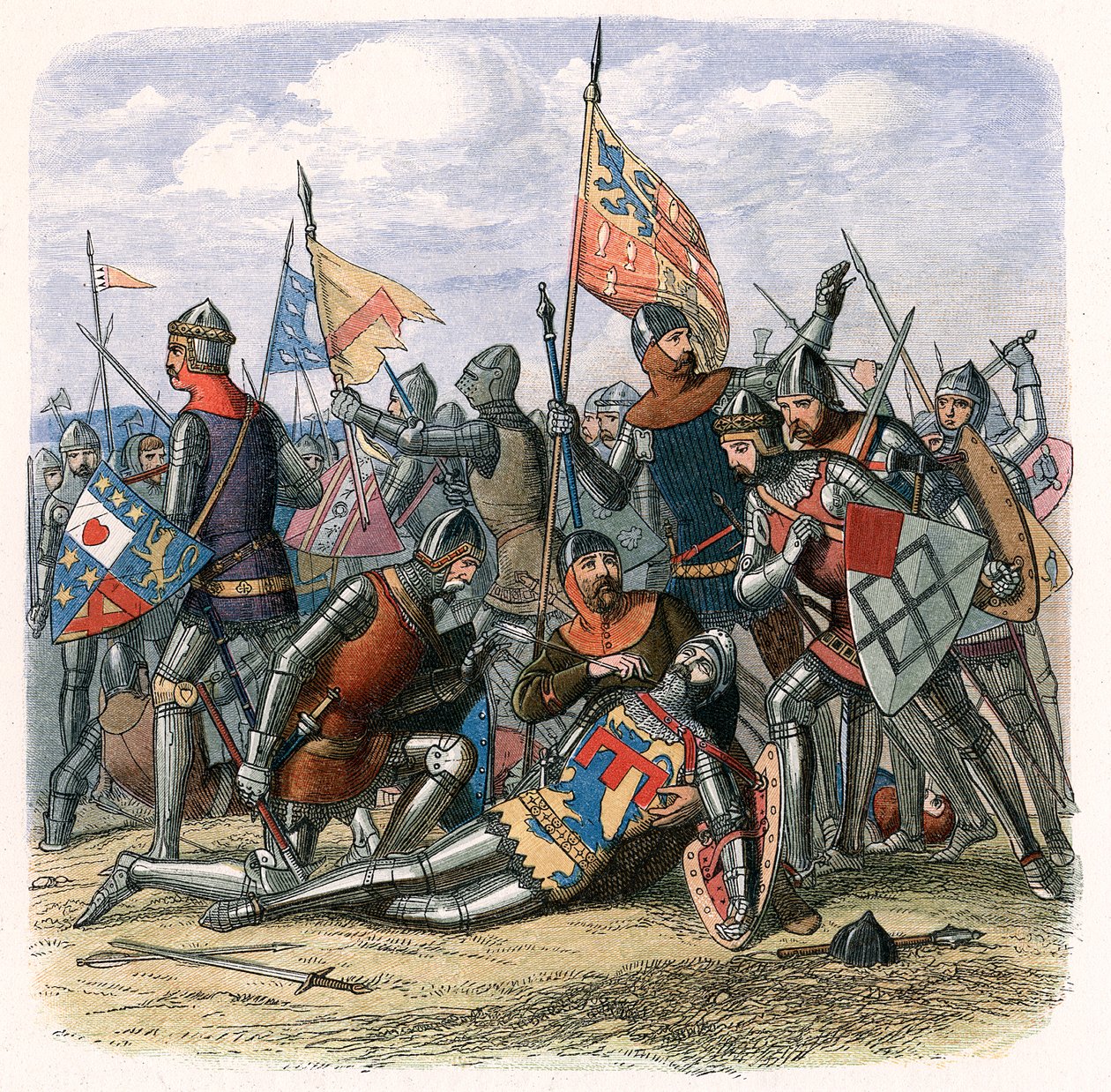 Morte di Henry Percy Harry Hotspur nella battaglia di Shrewsbury da Unbekannt