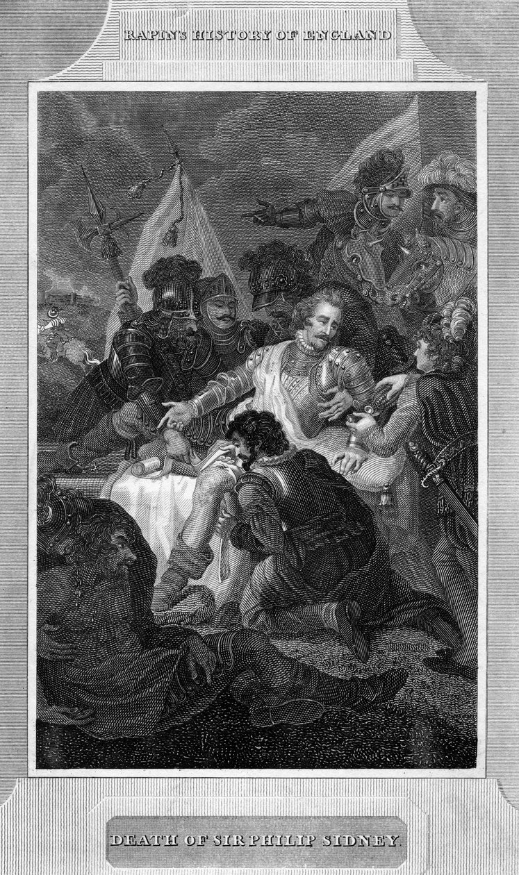 Morte di Sir Philip Sydney, 1586 c1815 da Unbekannt