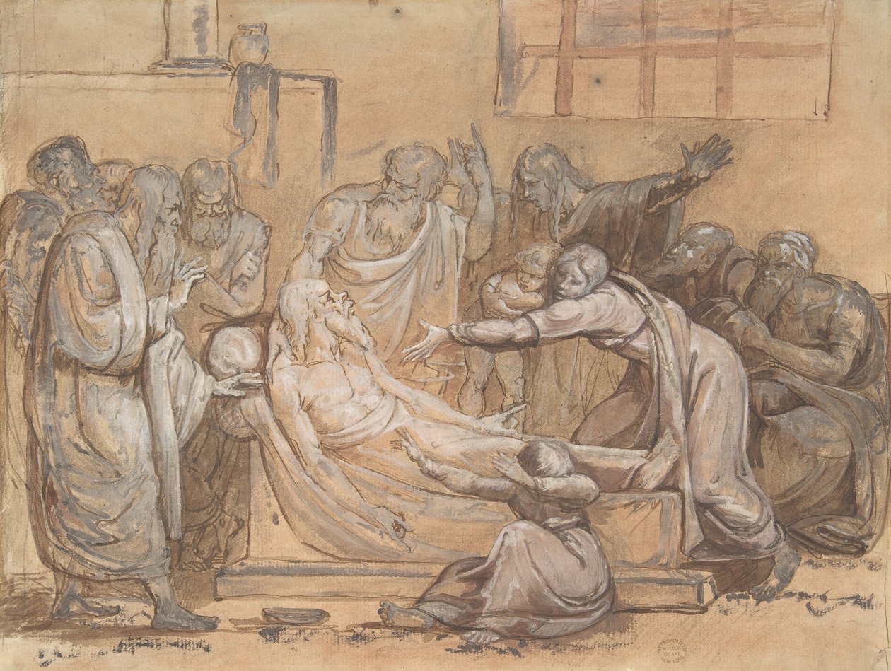 La morte di Socrate da Unbekannt