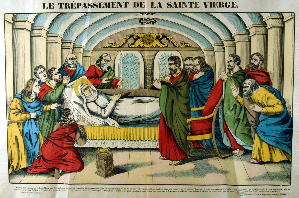 Morte della Vergine Maria, XIX secolo da Unbekannt