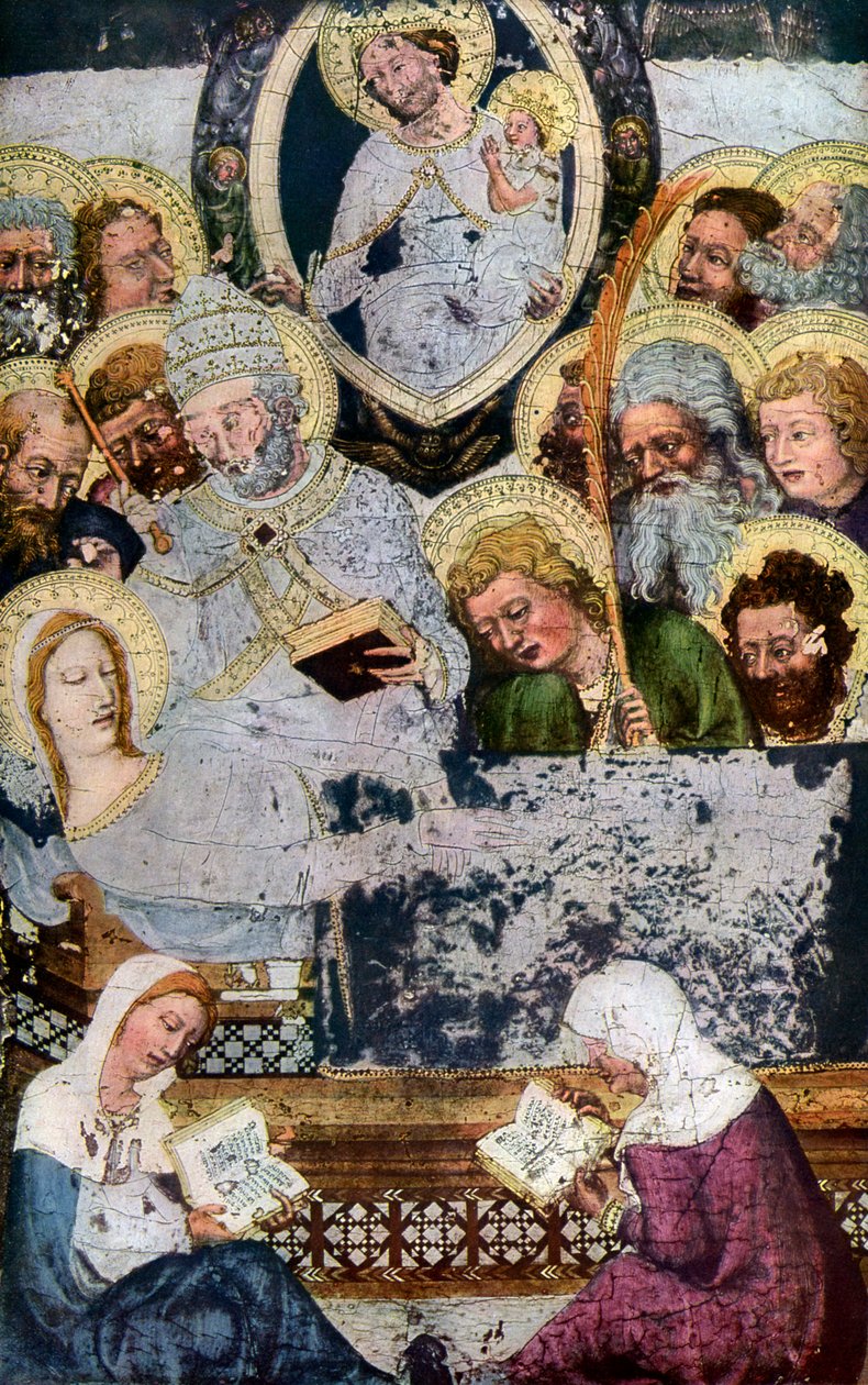 La morte della Vergine Maria, c1360 1955 da Unbekannt