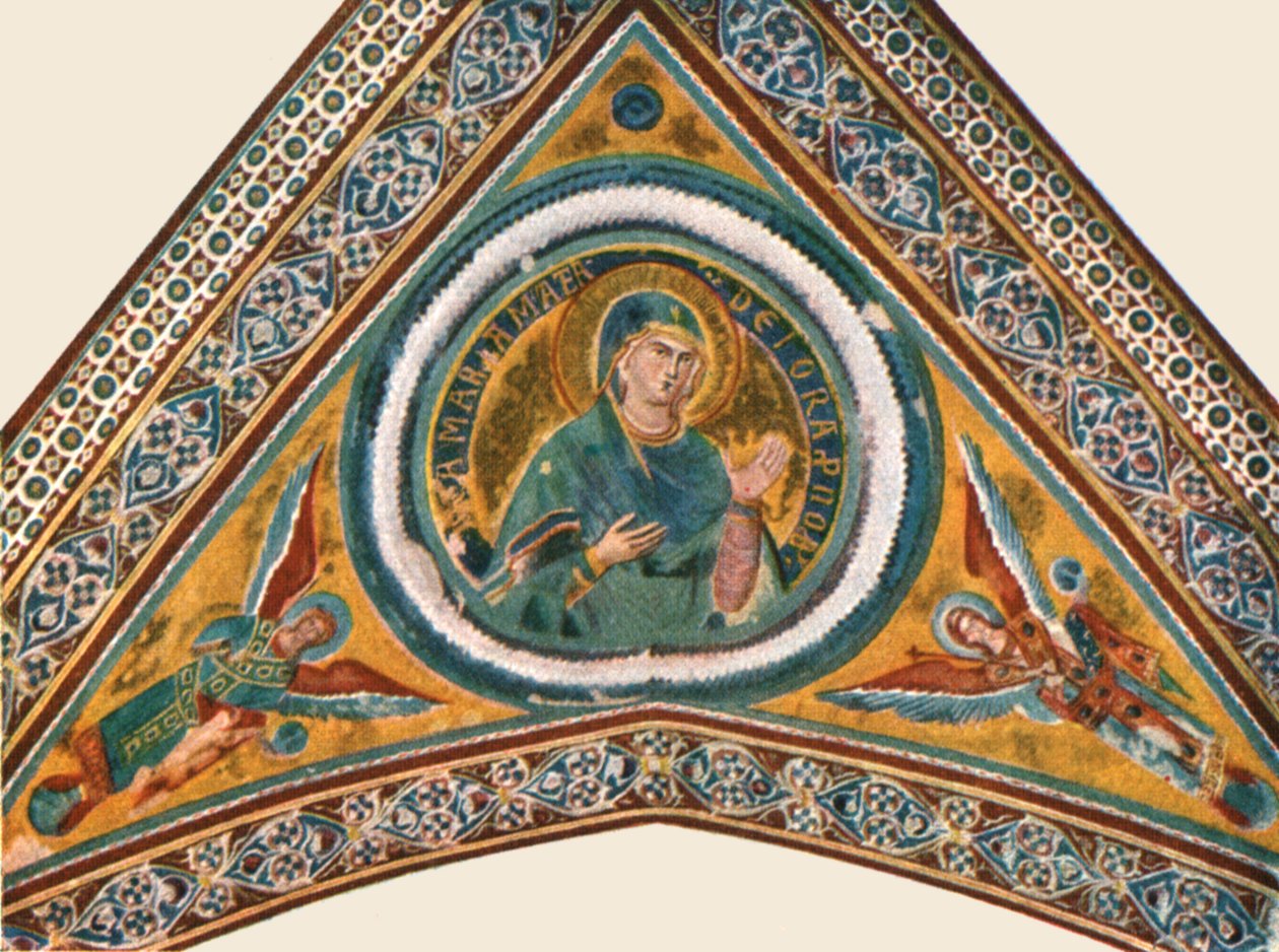 Decorazione nella Basilica di San Francesco, Assisi, Italia, 1928 da Unbekannt