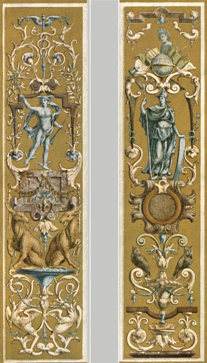 Pittura decorativa al Louvre, Parigi, Francia da Unbekannt
