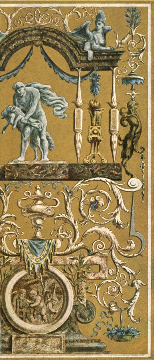 Pittura decorativa al Louvre, Parigi, Francia da Unbekannt