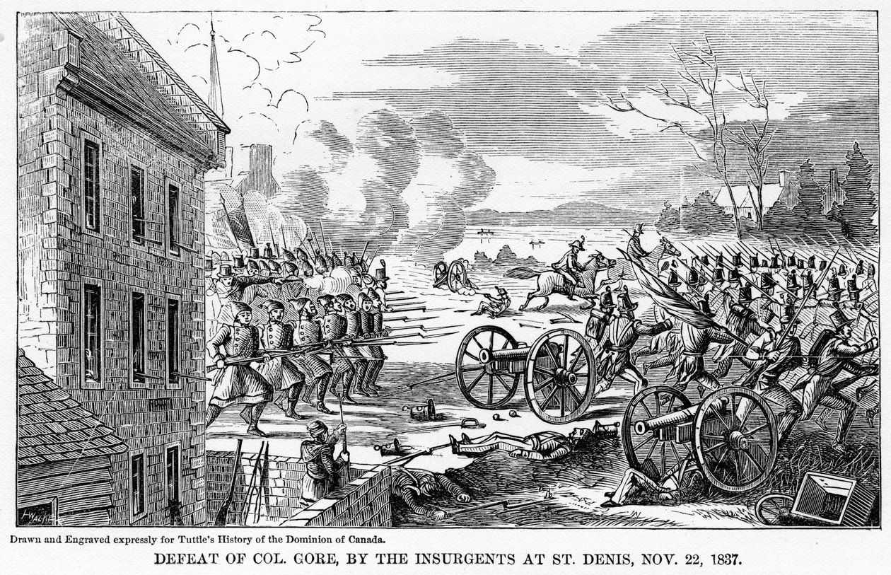 Sconfitta del colonnello Gore, dagli insorti a St Denis, 22 novembre 1837 da Unbekannt
