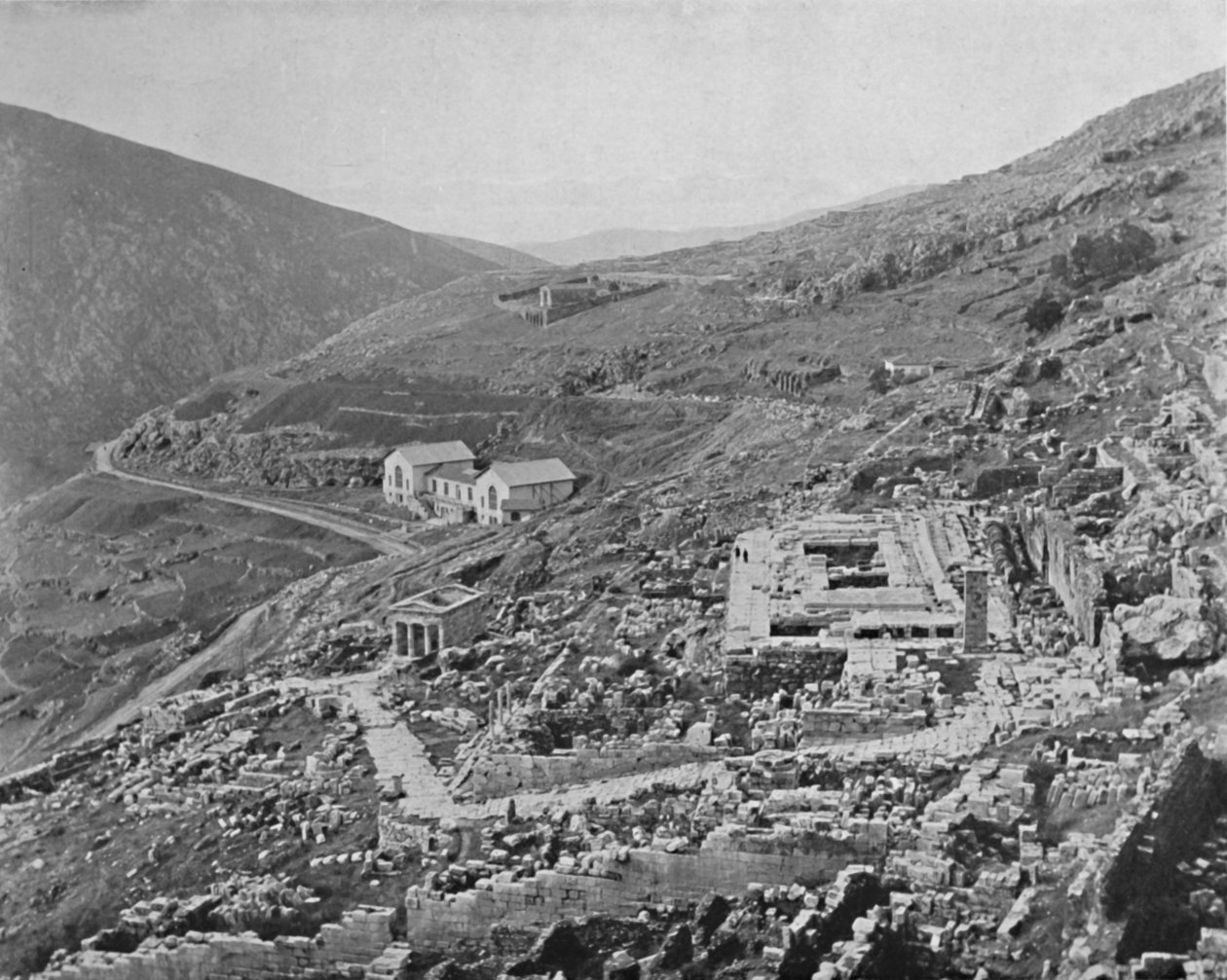 Delfi - Golfo di Corinto in lontananza, 1913 da Unbekannt