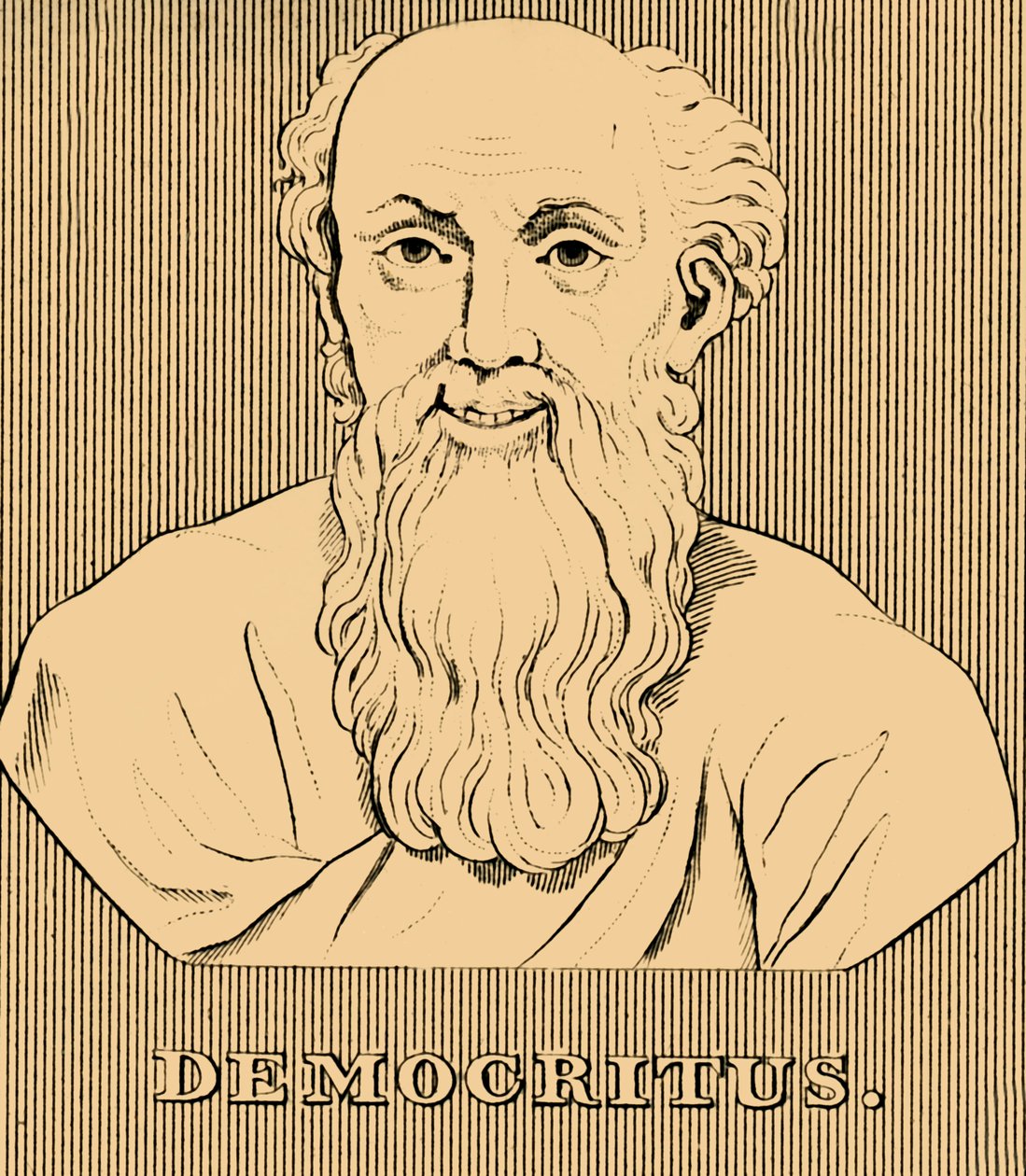 Democrito, c460-370 a.C., 1830 da Unbekannt