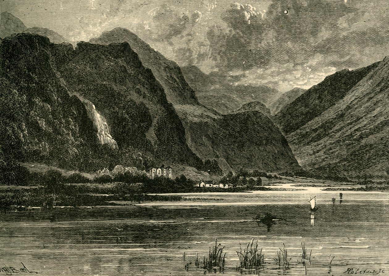Derwentwater, verso Borrowdale, 1898 da Unbekannt