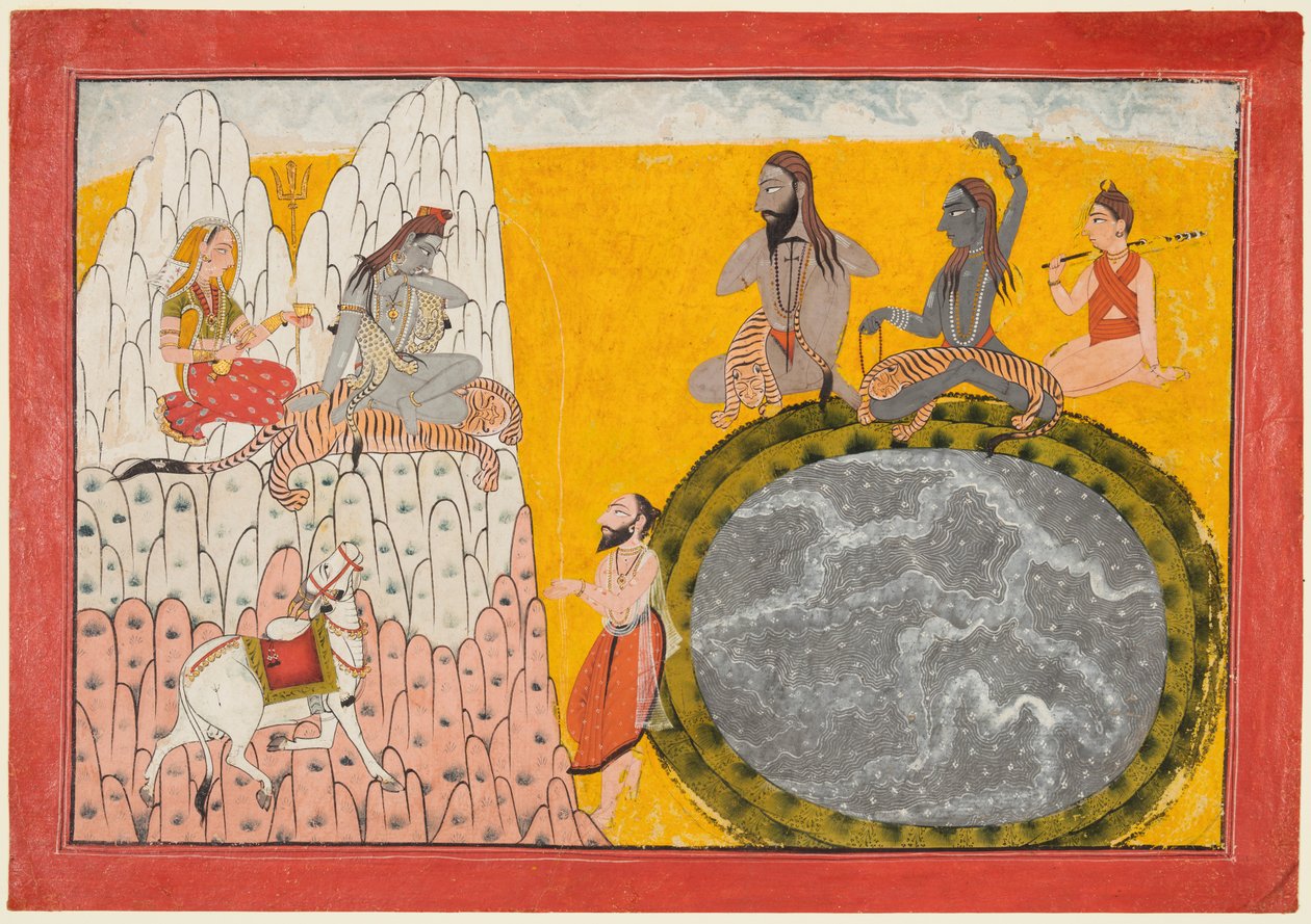 Discesa del Gange, c. 1700-10 da Unbekannt
